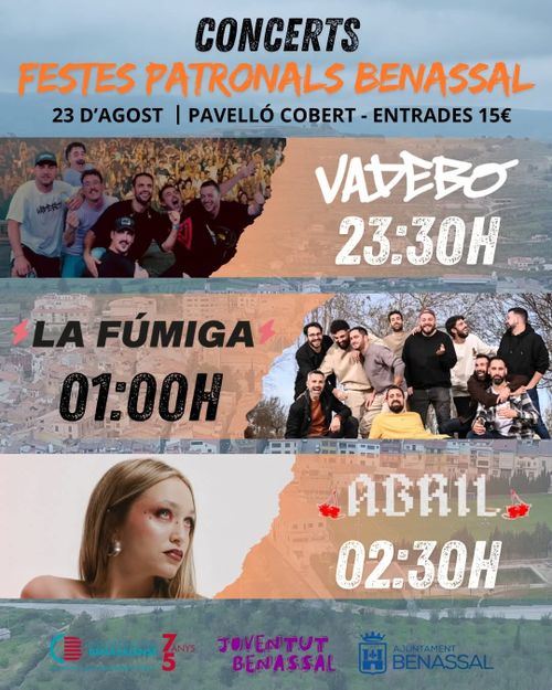 Concerts: Va de Bo + La Fumiga  + Abril