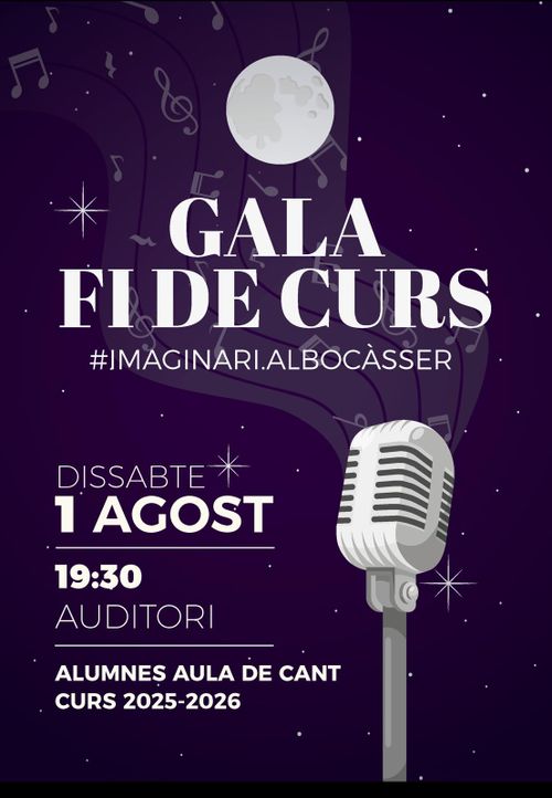 Gala fi de curs Imaginari. Alumnat de aula de cant