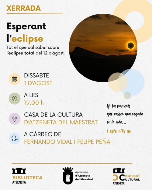 Esperant l'eclips [Xerrada]