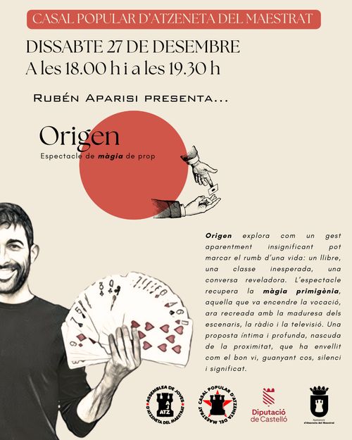 Origen: màgia de prop amb Rubén Aparisi