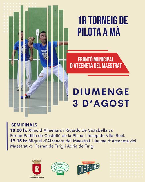 1r Torneig de Pilota a mà