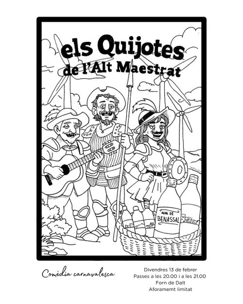 Els Quijotes de l'Alt Maestrat - Comèdia carnavalesca