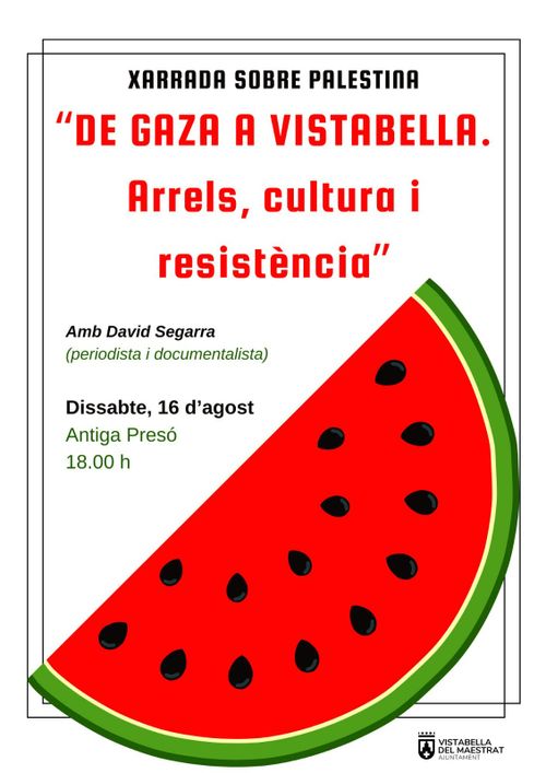 De Gaza a Vistabella: Arrels, cultura i resistència
