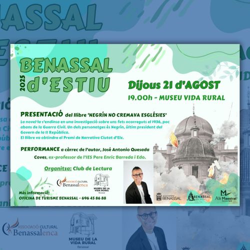 Presentació del llibre "Negrín no cremava esglésies"