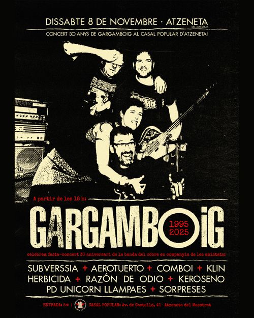 CONCERT: 30 ANYS DE GARGAMBOIG