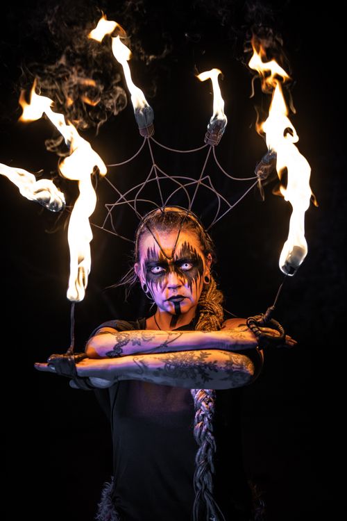 Espectacle: "Ritual" Cia Noda Fuego. MALABARS AMB FOC. FESTIVAL XALAR A L'ALT MAESTRAT 
