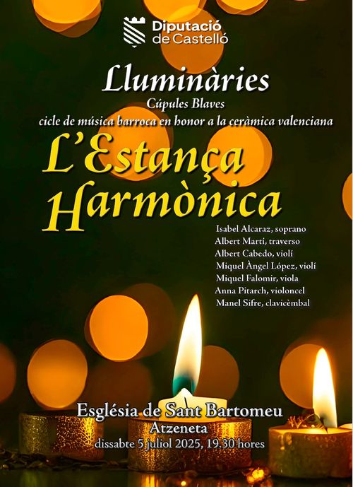 L'estança harmònica - Concert de música Barroca [Atzeneta]