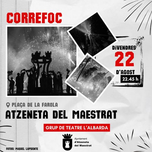 Correfoc a Atzeneta del Maestrat