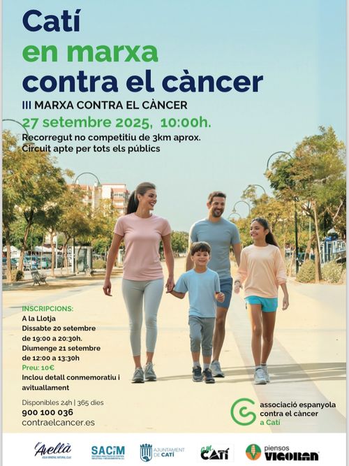 Catí en marxa contra el càncer